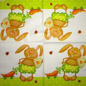 184 Rabbits:  unnatürlich - 3-ply - 35x35 cm